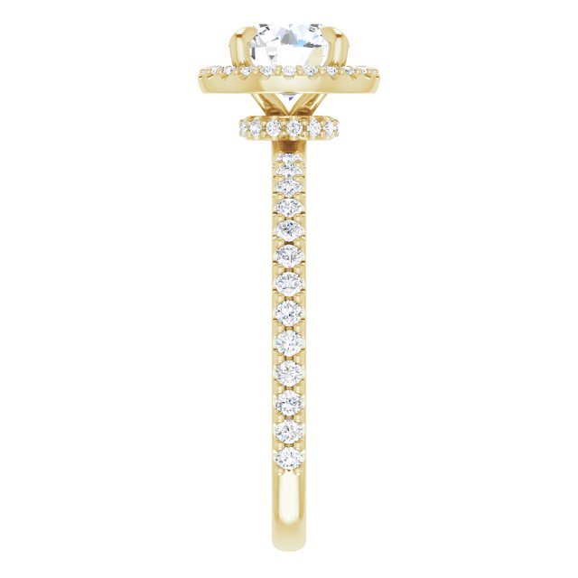 Halo-Style Engagement Ring