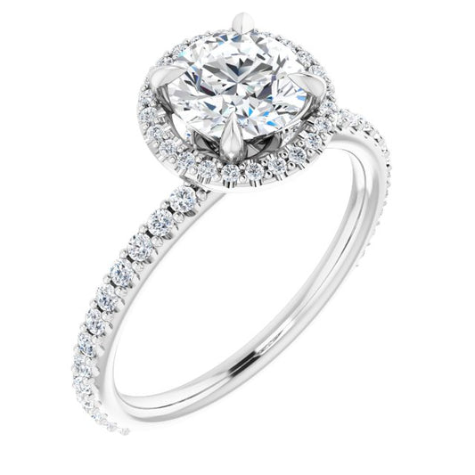 Halo-Style Engagement Ring