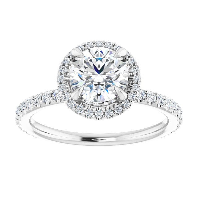 Halo-Style Engagement Ring