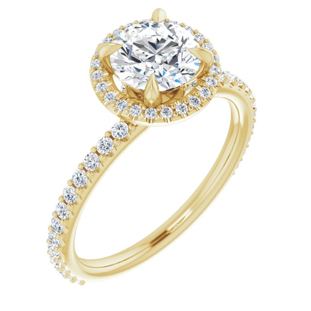 Halo-Style Engagement Ring