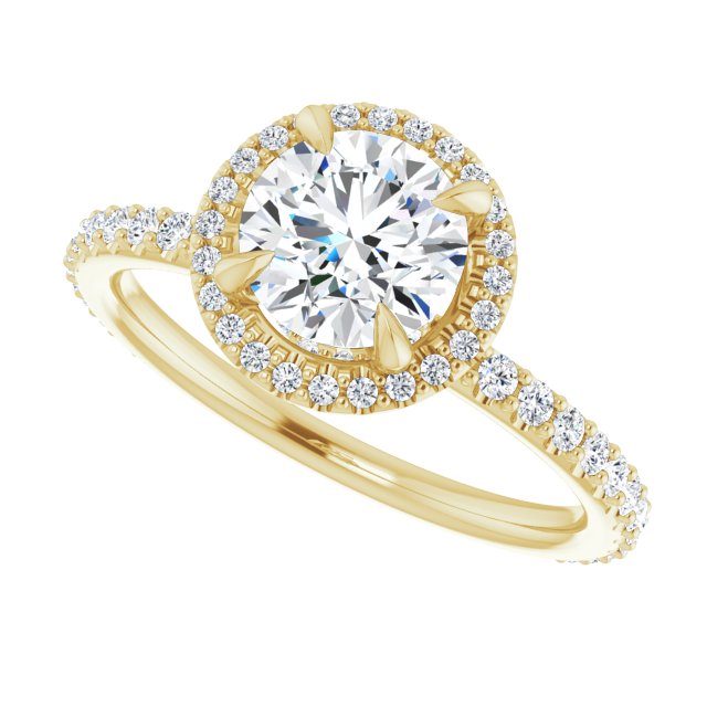 Halo-Style Engagement Ring