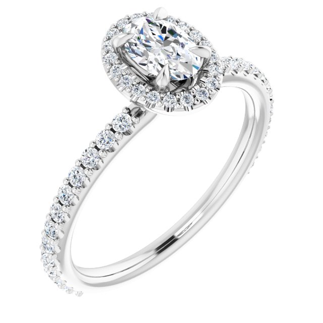 Halo-Style Engagement Ring
