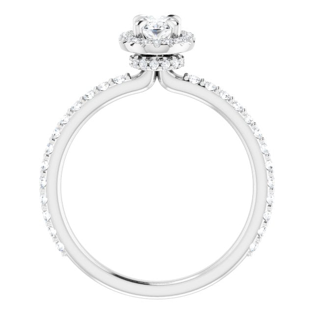 Halo-Style Engagement Ring
