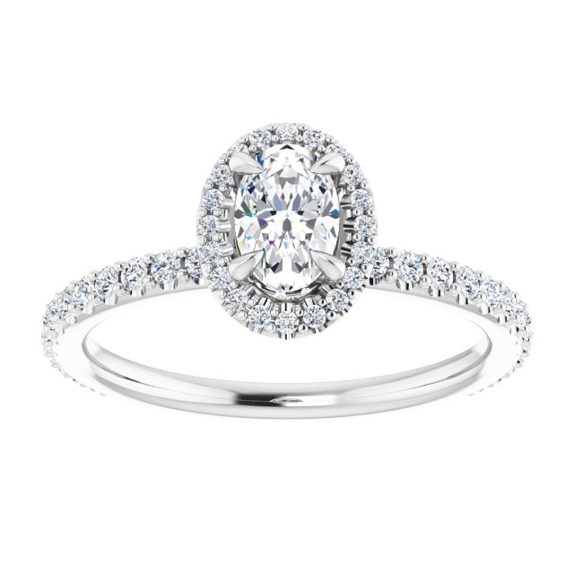 Halo-Style Engagement Ring