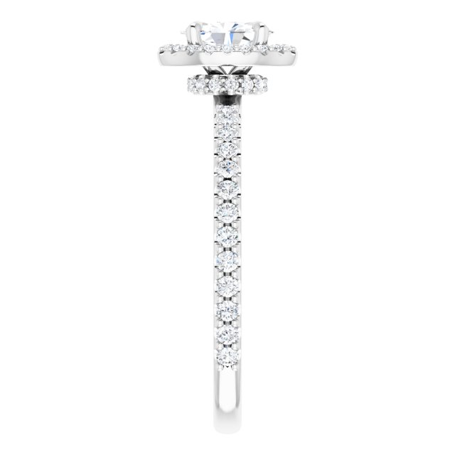 Halo-Style Engagement Ring