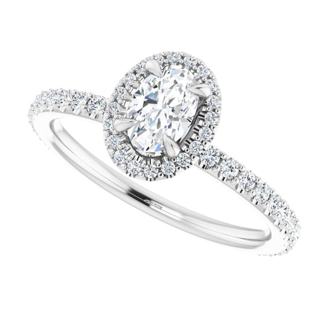Halo-Style Engagement Ring