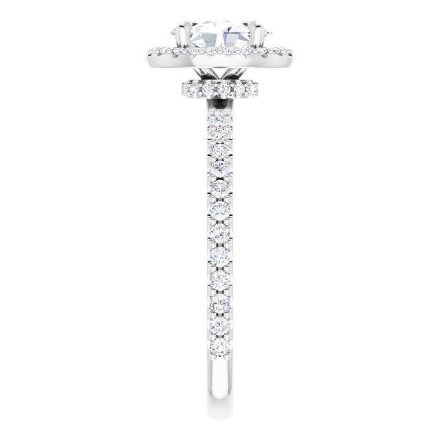 Halo-Style Engagement Ring