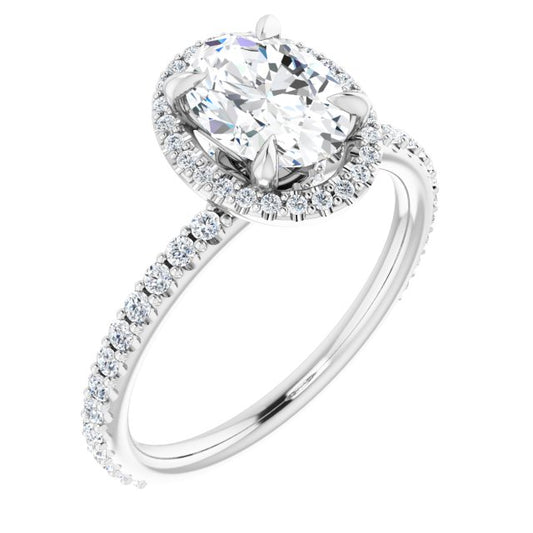 Halo-Style Engagement Ring