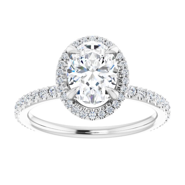 Halo-Style Engagement Ring