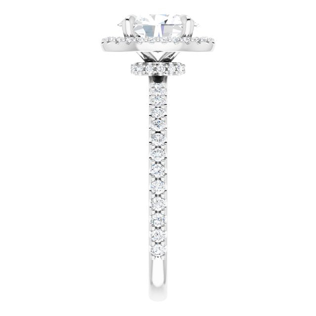 Halo-Style Engagement Ring