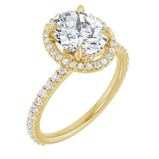Halo-Style Engagement Ring