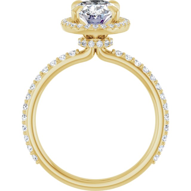 Halo-Style Engagement Ring