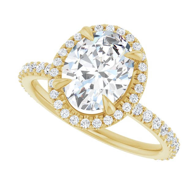 Halo-Style Engagement Ring