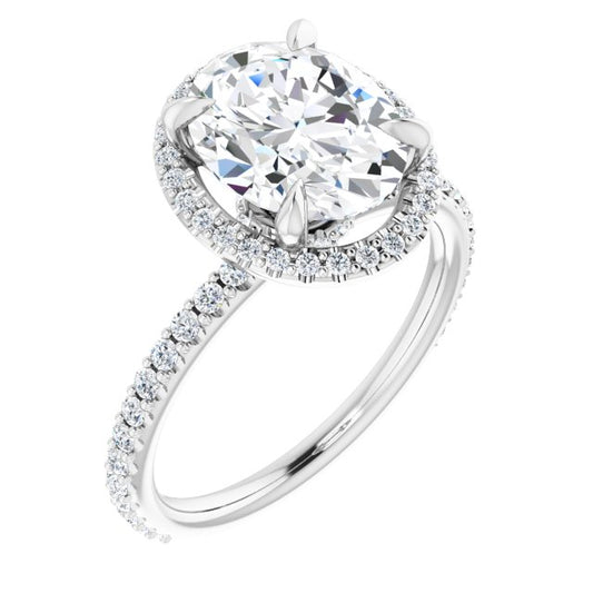 Halo-Style Engagement Ring