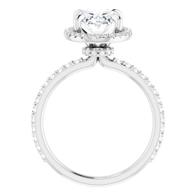 Halo-Style Engagement Ring
