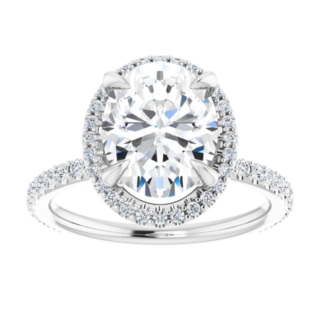 Halo-Style Engagement Ring