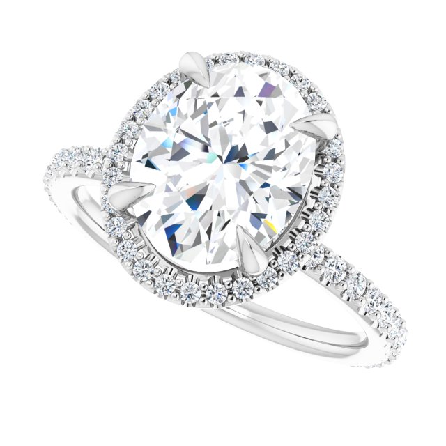Halo-Style Engagement Ring