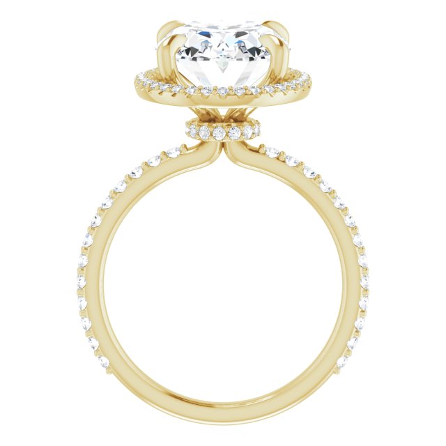 Halo-Style Engagement Ring