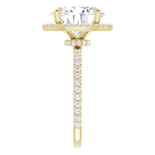 Halo-Style Engagement Ring