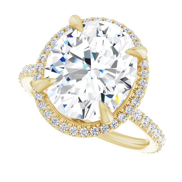 Halo-Style Engagement Ring