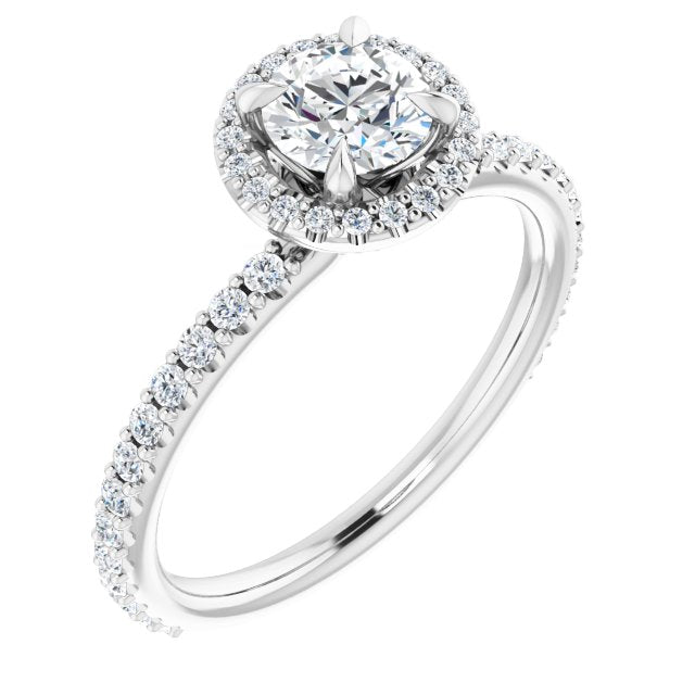 Halo-Style Engagement Ring