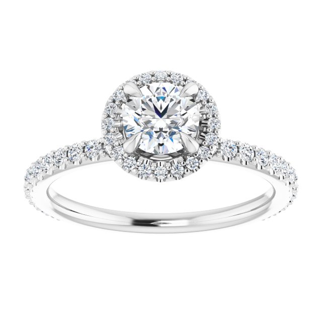 Halo-Style Engagement Ring