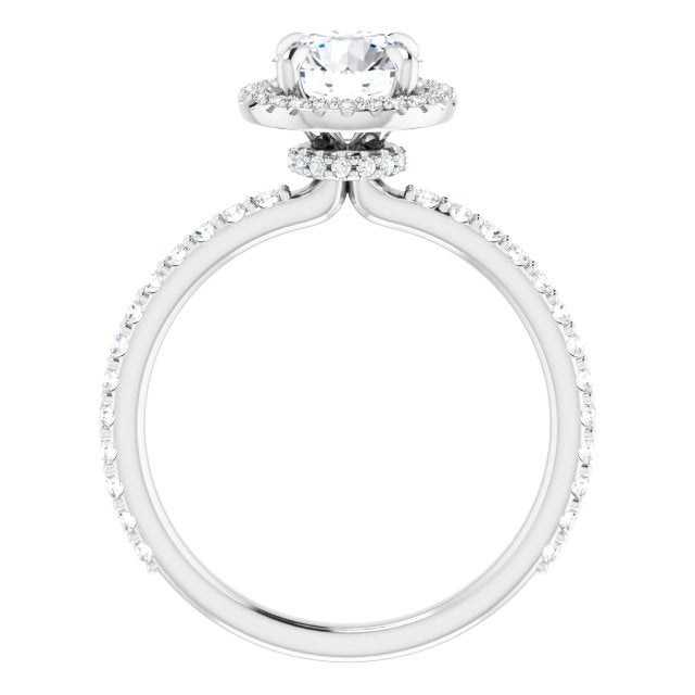 Halo-Style Engagement Ring