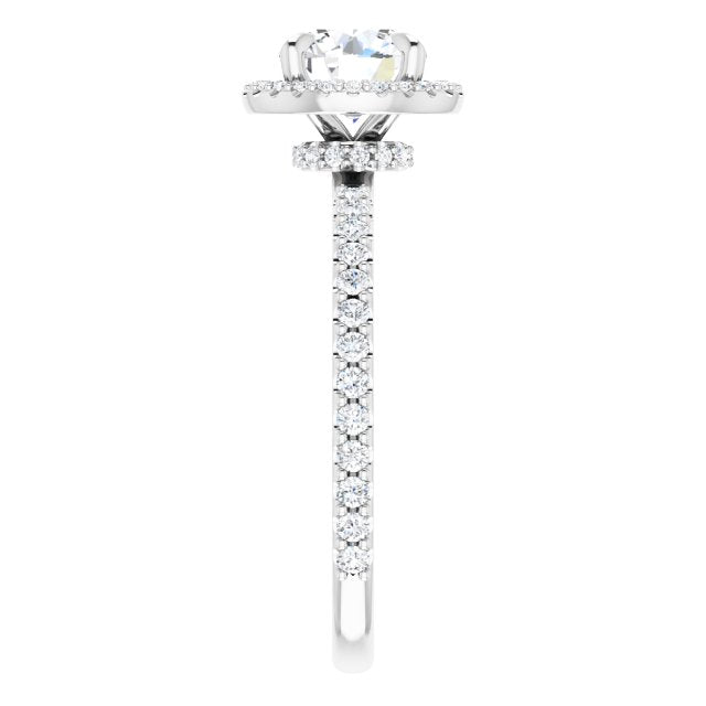 Halo-Style Engagement Ring