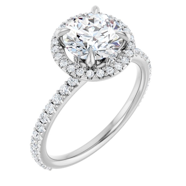 Halo-Style Engagement Ring