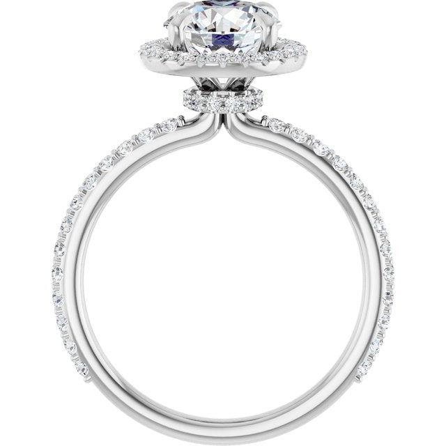 Halo-Style Engagement Ring