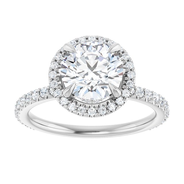 Halo-Style Engagement Ring