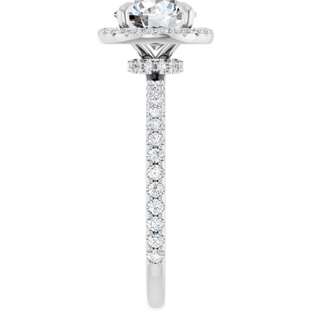 Halo-Style Engagement Ring
