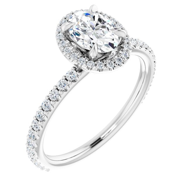 Halo-Style Engagement Ring