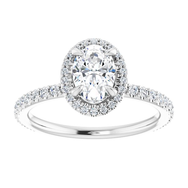 Halo-Style Engagement Ring