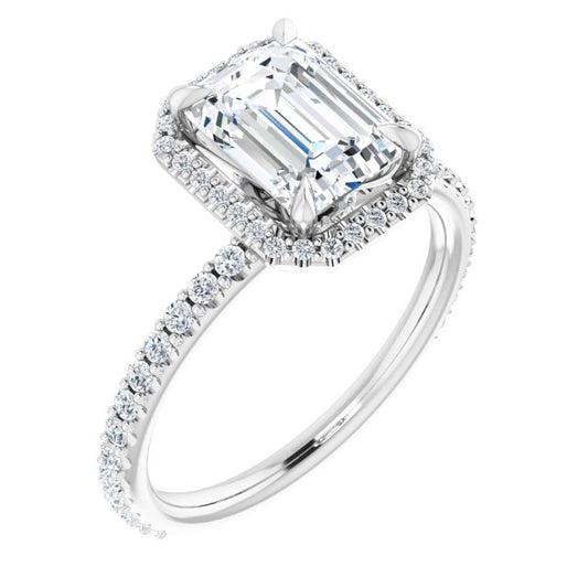Halo-Style Engagement Ring