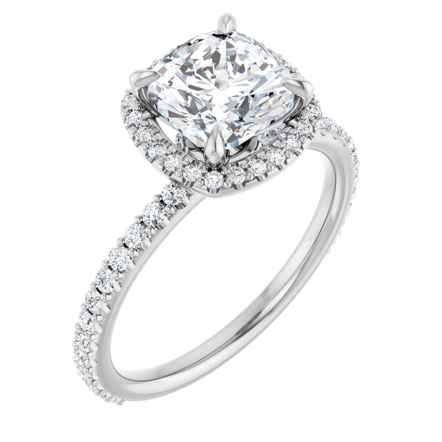 Halo-Style Engagement Ring