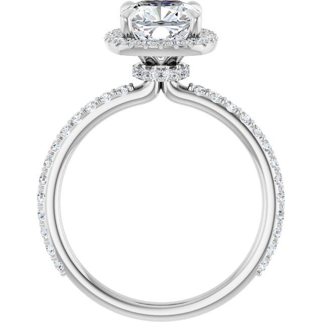 Halo-Style Engagement Ring