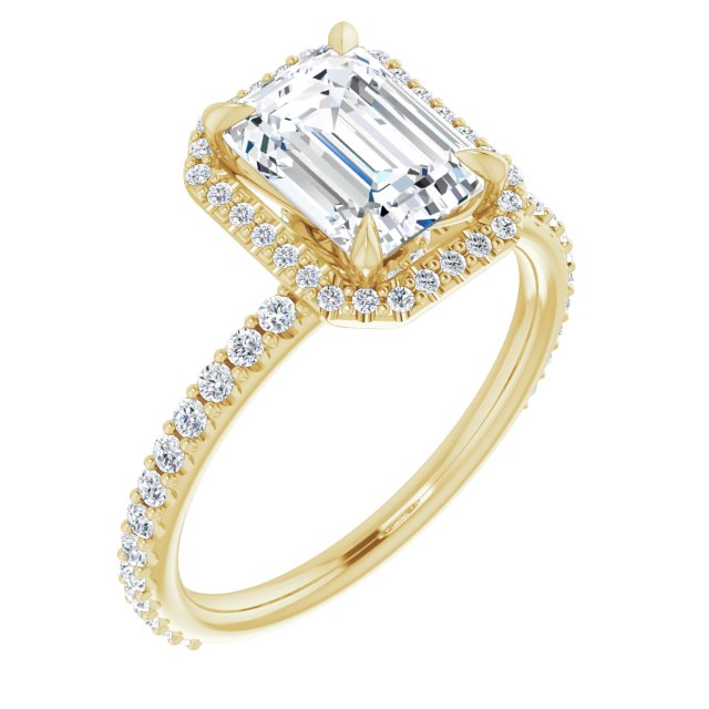 Halo-Style Engagement Ring
