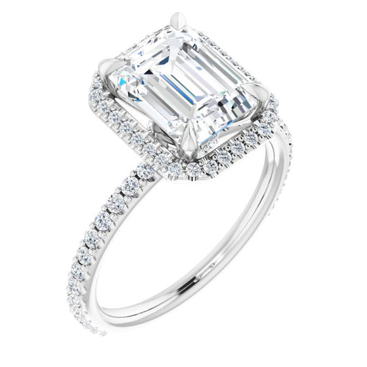 Halo-Style Engagement Ring
