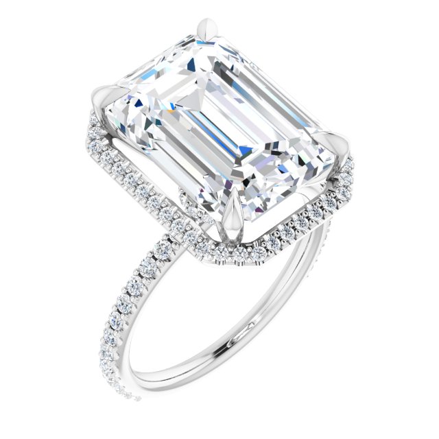 Halo-Style Engagement Ring