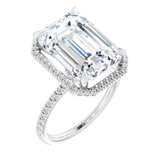 Halo-Style Engagement Ring