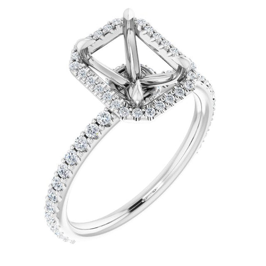 Halo-Style Engagement Ring
