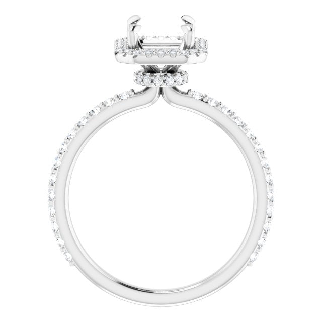 Halo-Style Engagement Ring
