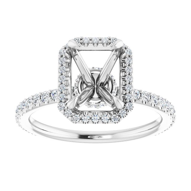 Halo-Style Engagement Ring