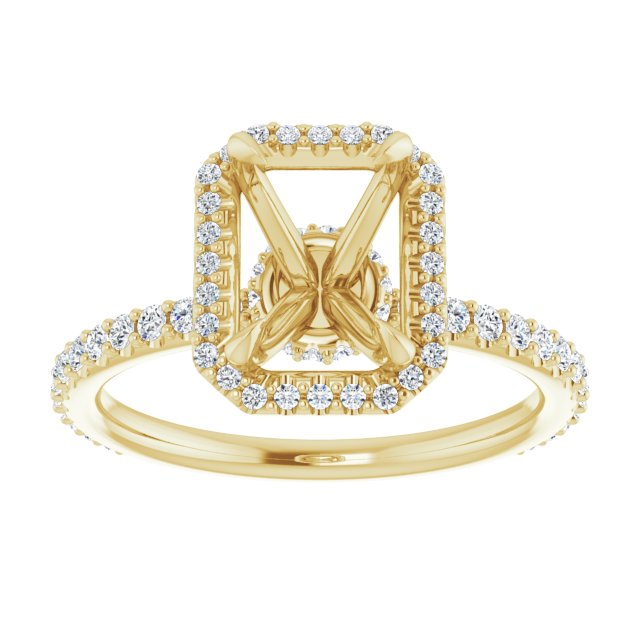Halo-Style Engagement Ring