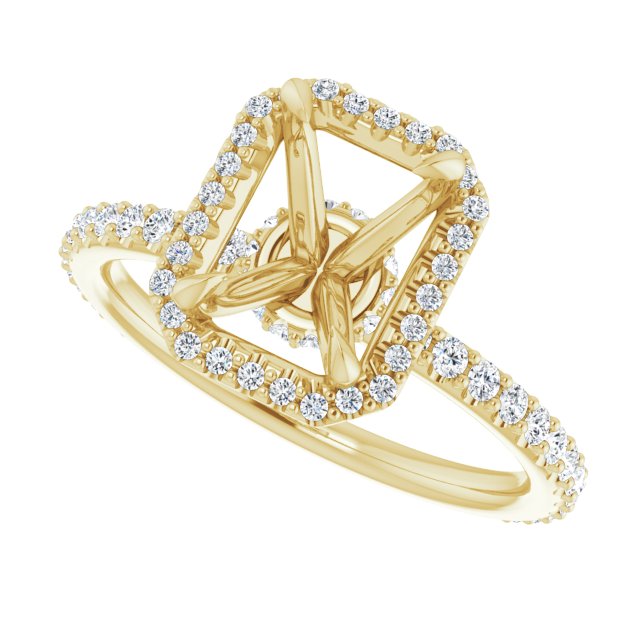 Halo-Style Engagement Ring