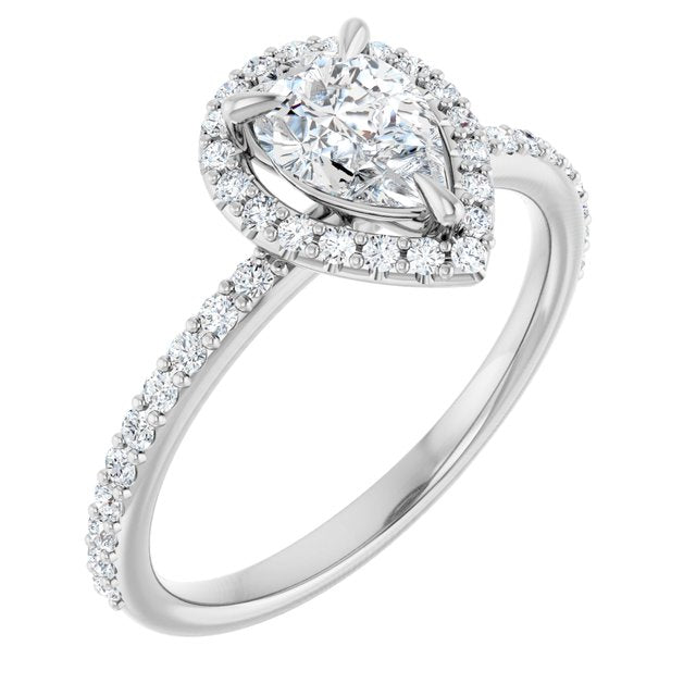 Halo-Style Engagement Ring