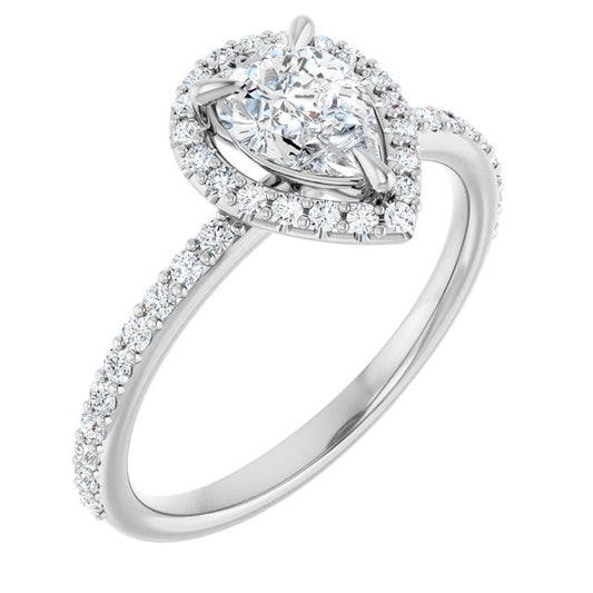 Halo-Style Engagement Ring