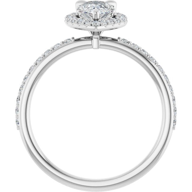 Halo-Style Engagement Ring