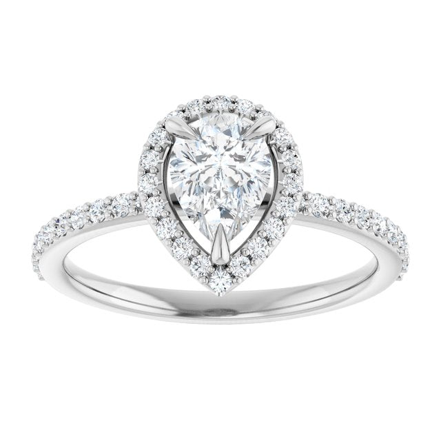 Halo-Style Engagement Ring